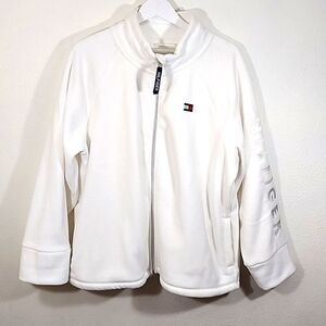 Tommy Hilfiger white plus size fleece jacket size 1X